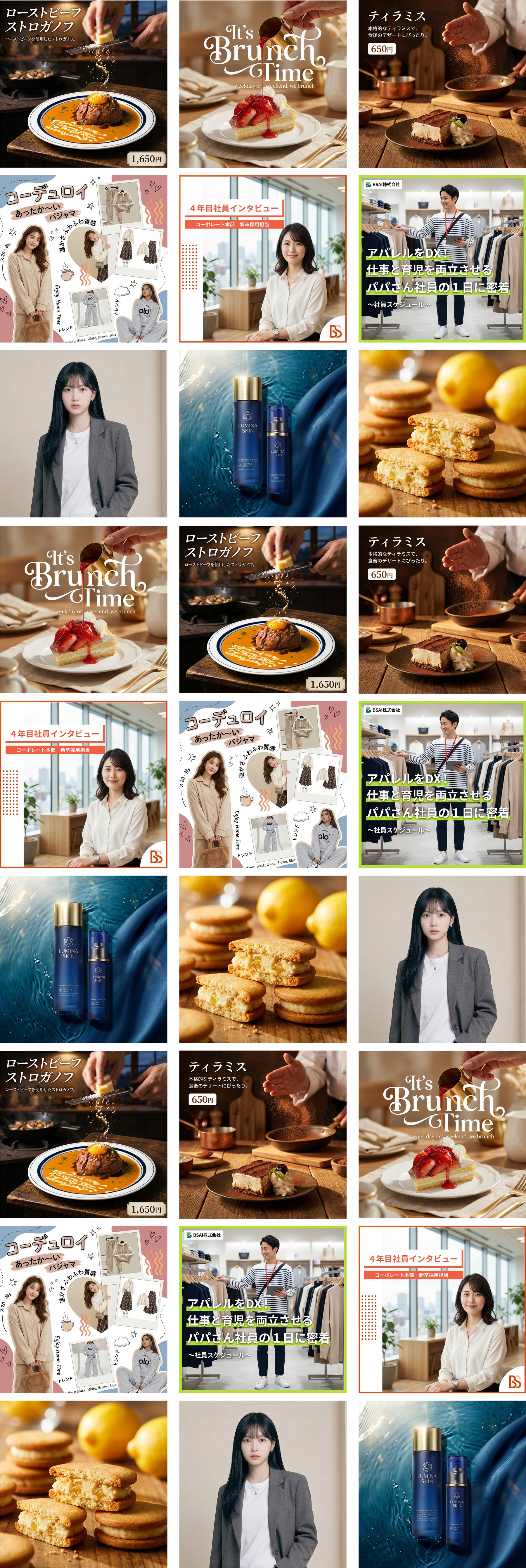 AI生成クリエイティブギャラリー